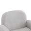Chaise d'appoint rembourrée avec pieds en bois d'hévéa Yousef-114604888