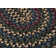 Tapis réversible en mélange de laine Aleaya - noir / gris / beige / bourgogne
