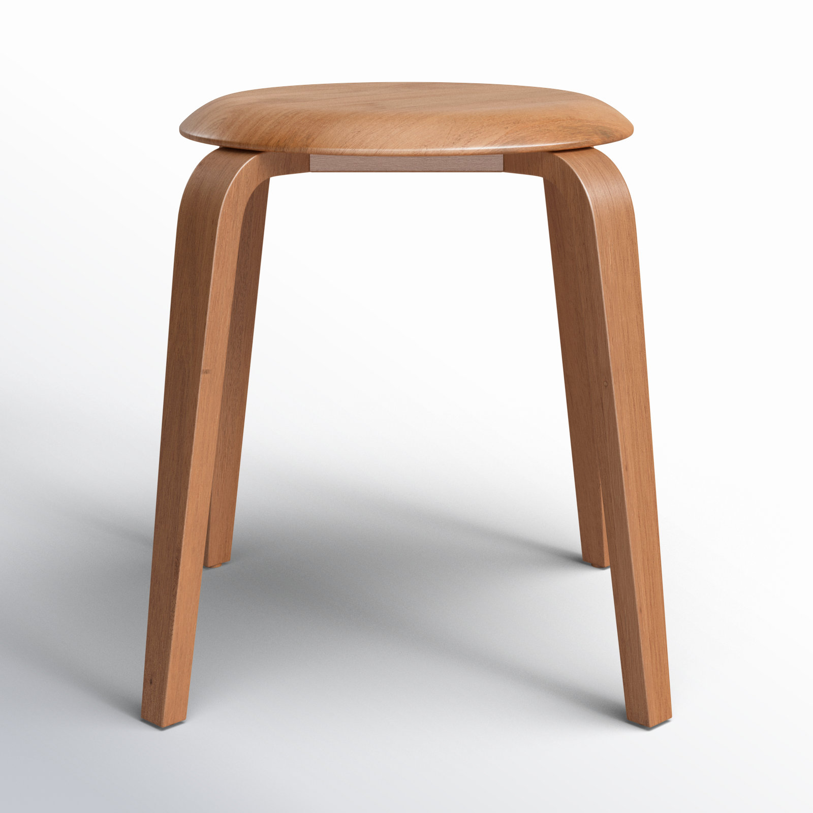 Luella Accent Stool, Walnut