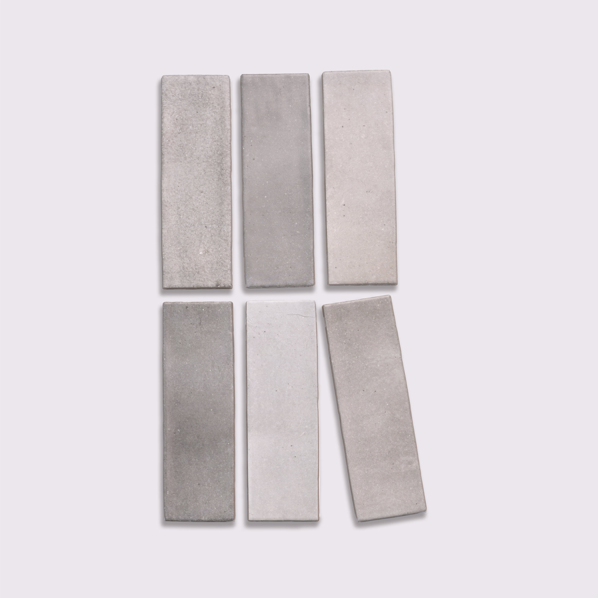 Celine 2" x 6" Matte Porcelain Floor & Wall Tile, Greige