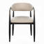 Ensemble de table de salle à manger pour 4 personnes comprenant 1 table supérieure en marbre et 4 chaises (rondes) Corrigan Studio®