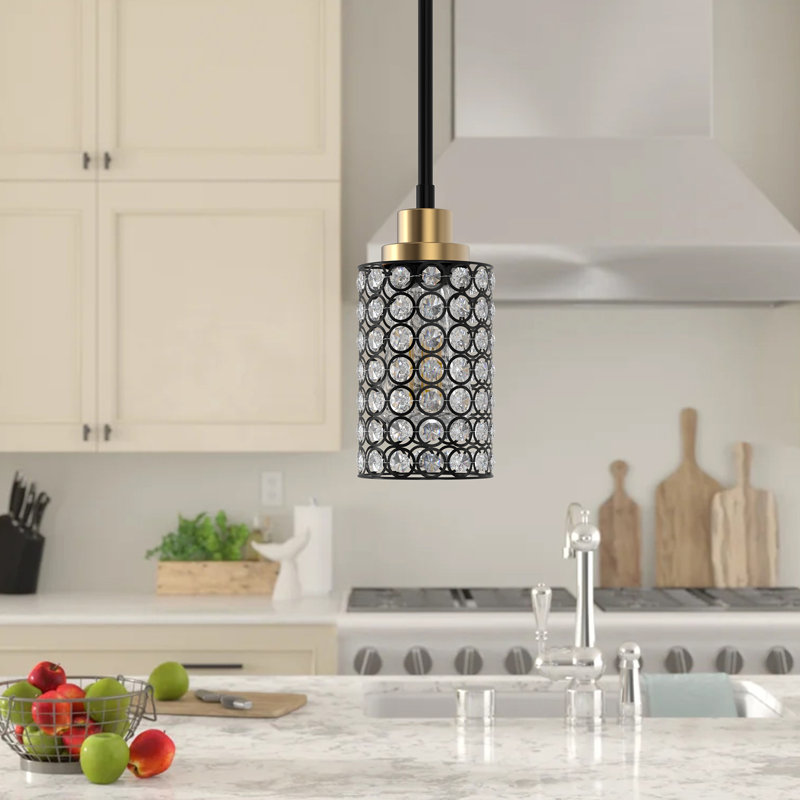 Luminaire suspendu simple à 1 lumière Dawana