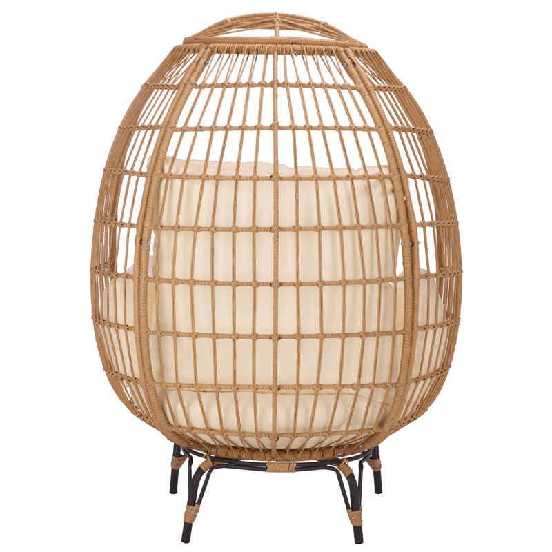 Emmett Outdoor Lounge Chair, Beige