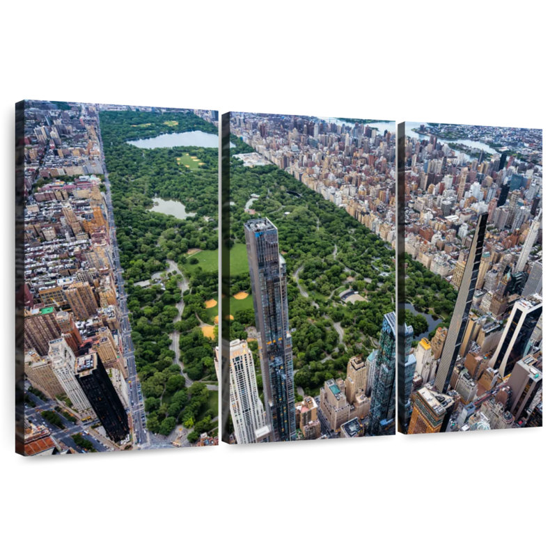 Nicci Above Central Park In NYC, 20" H x 33" W