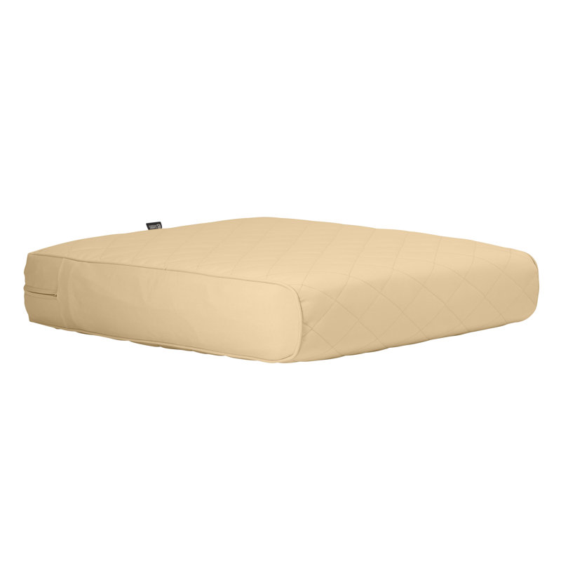 Ayvion Outdoor 4'' Lounge Chair Cushion Cover, Chamomile, 4" H x 25" W x 20" D