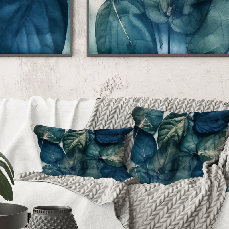 Coussin décoratif rétro Botanicals