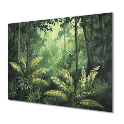«Jungle Forest In Tropic II», impression sur toile, paysages