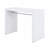 Bar Table, 42 Inch Waterfall Edge Design, High Gloss White Lacquer