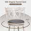 Tabouret de comptoir pivotant 25,5 po Bakarne