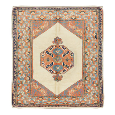 Handmade Turkish Area Rug, 100% Wool