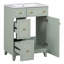 Armoire de meuble-lavabo 24 po avec lavabo en céramique-562368297-562368298