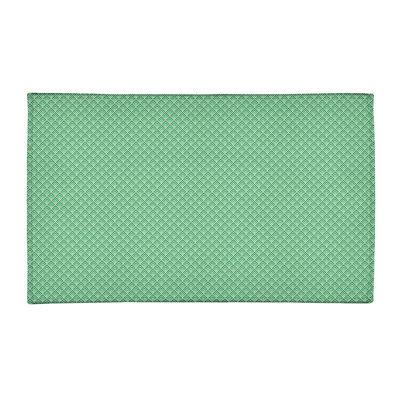 Tapis de zone vert dégradé géométrique classic