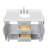 61'' Single Bathroom Vanity with White Quartz Top-59693552-124915932