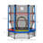 Outsunny Round Backyard Trampoline with Safety Enclosure