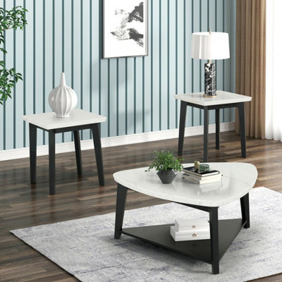 Kappel 3-piece Triangular Coffee Table Set