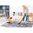 5X7 Non-Shedding Area Rug In Blue - Stain , Ideal For Dining Room, Bedroom, Living Enhances Style-760727928