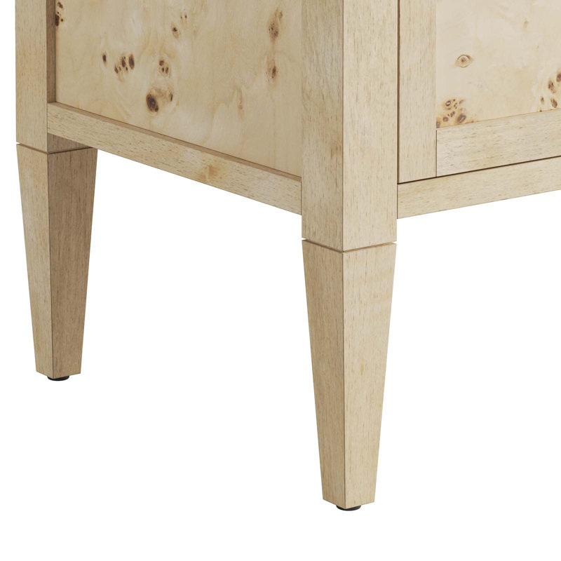 Elysian 48" Light Brown Mango Wood Double Bathroom Vanity