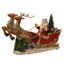Regal Tidings Santa's LED Sleigh with Reindeer