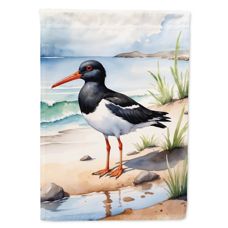 Drapeau de jardin Surfbird Bird, Huître