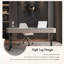 Bureau de luxe en pierre frittée blanc clair-1448005986