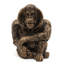 Orang-outan pieds de jardinière couleur bronze dans une boîte cadeau