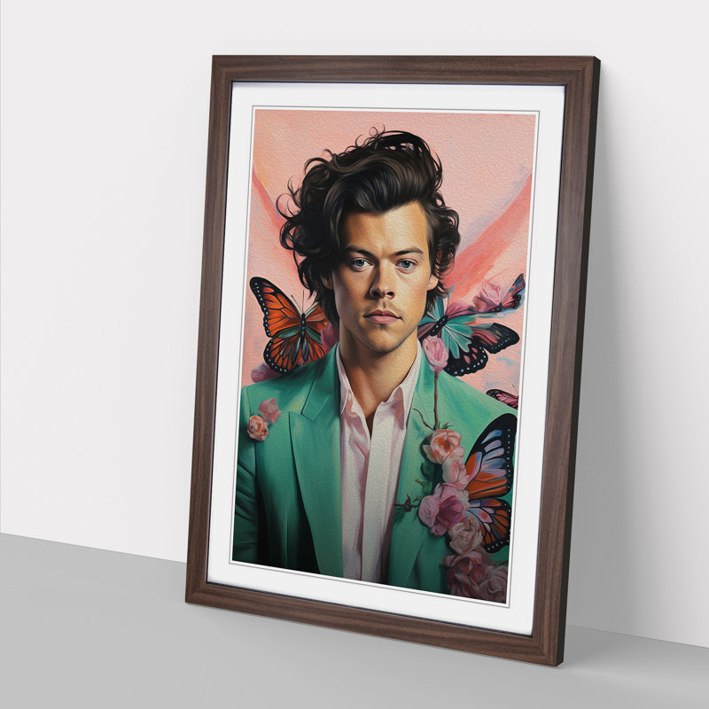 Harry Styles Symbolism - Framed Print