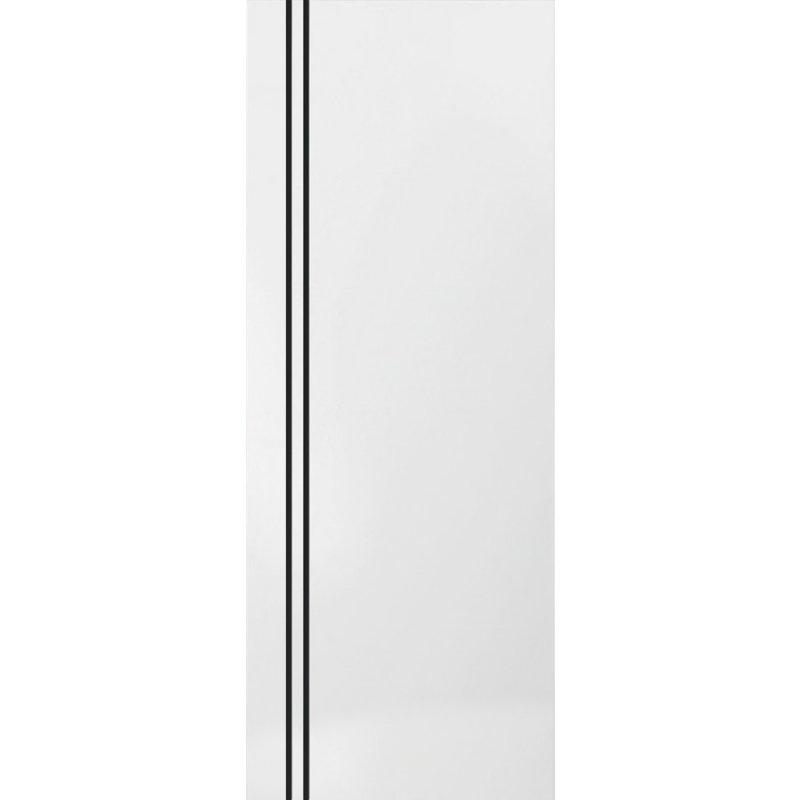 Finition en bois massif manufacturé, 24 po x 80 po, Satin blanc