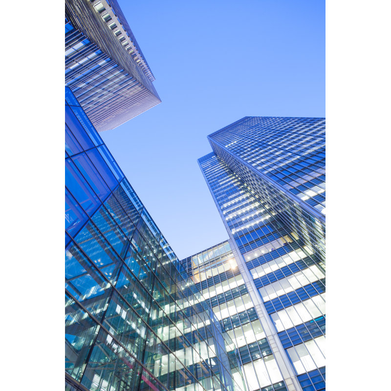 Susette Corporate Building In London City - Wrapped Canvas Print, 46cm H x 30cm W x 3.8cm D