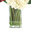 Fall Hydrangea and Heather Arrangement in Decorative Vase