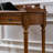 Nut-brown Rectangular Solid Wood with 2 drawers desk-161167255