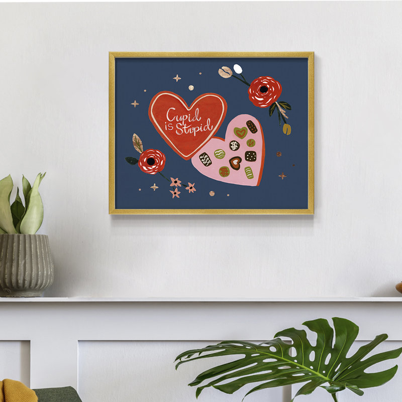 Happy Galentine II - reproduction encadrée