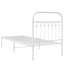 Vidaxl Bed Frame with Metal Headboard-101310397-101310379