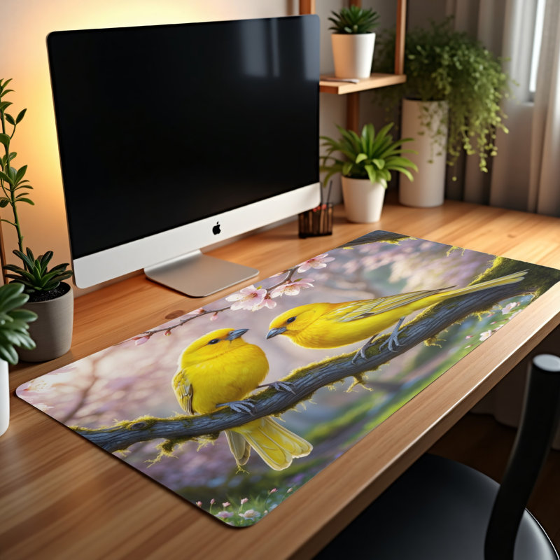Polyester Desk Pad, 31.5x15.5