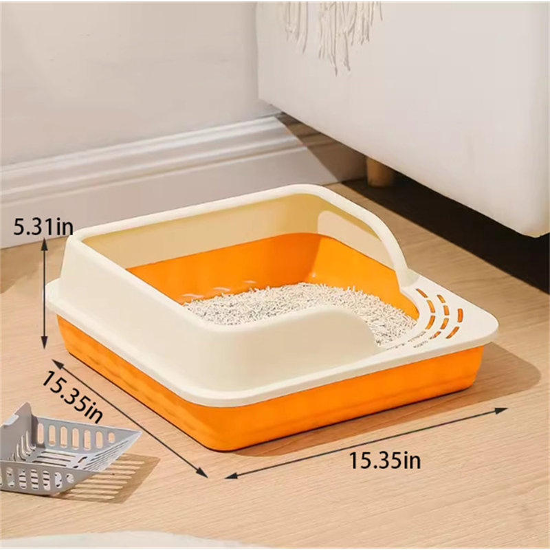 Bassin pour litière PP, Orange