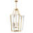 Aashiya 4 - Light Square/Rectangle Pendant in Brass-1993635709