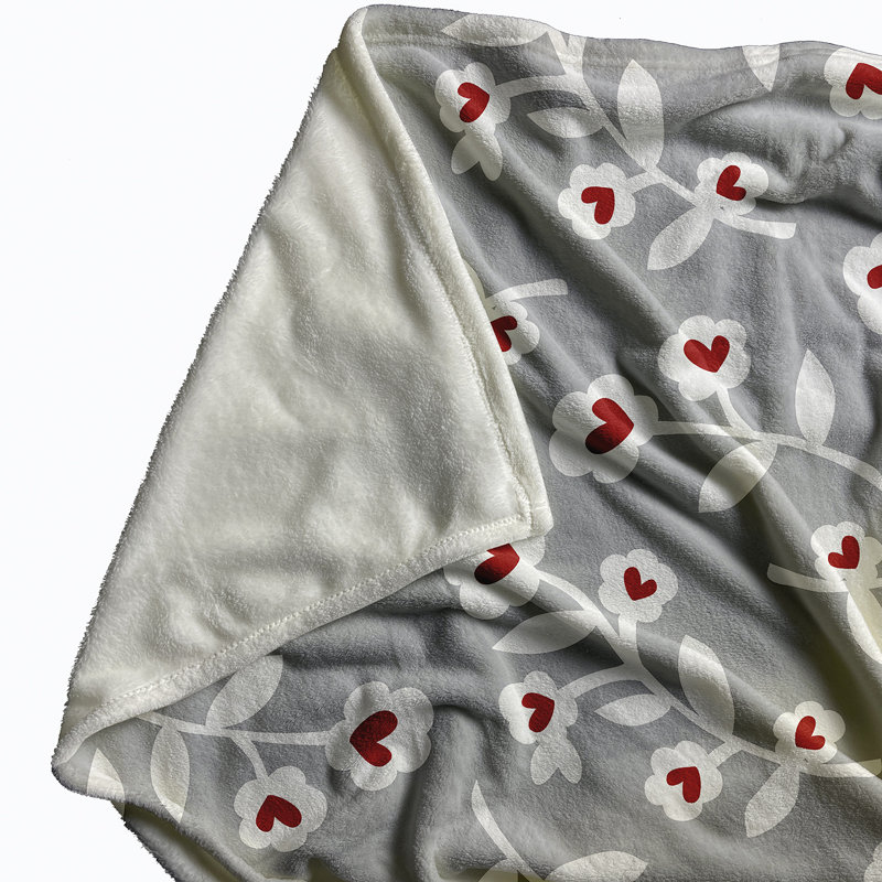 Binette Throw Blanket, Grey, W127 x L152cm