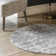 Deedra Modern Abstract Power Loom Performance Gray/White Rug