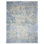 Hand Knotted Abstract Area Rug in Blue/Yellow/Ivory