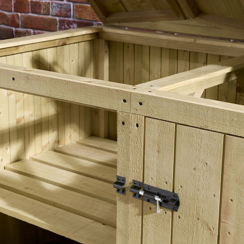 Wooden Single Bin Store