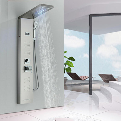 47.2'' Shower Panel with Fixed Shower Head