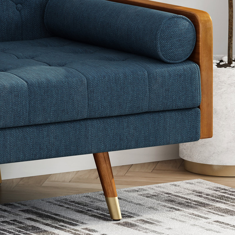 Superbe en bleu marine, style Mid-Century moderne avec style