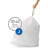 Code J Custom Fit Drawstring Trash Bags, 240 Count, 30-45 Liter / 8-12 Gallon, White