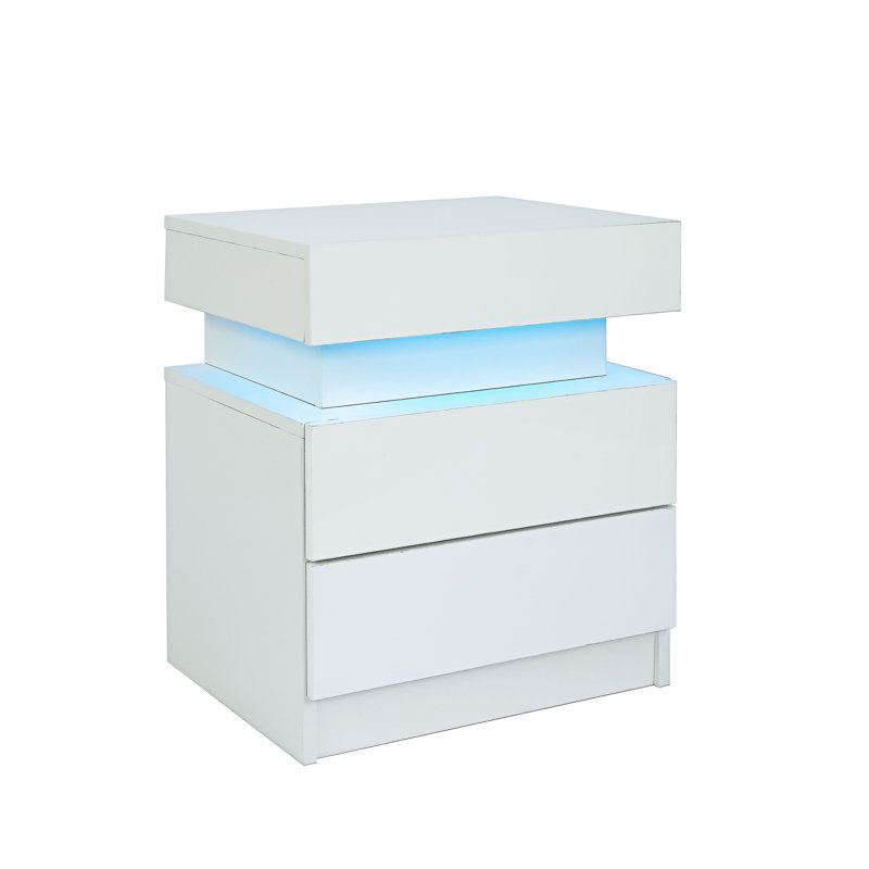 17.72'' W Nightstand, White