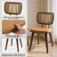 Chaise d'appoint rembourrée en similicuir et finition en bois de noyer-1524174594-1539605119