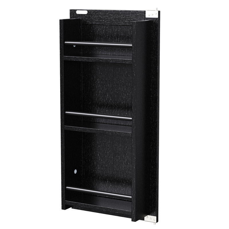 Îlot de cuisine de 74,8 po avec salle à manger extensible de 27,6 po, 3 tiroirs, prise de courant intégrée, support à épices, armoire à 2 portes, roulettes, noir, table extensible d'optimisation de l'espace pour personnes supplémentaires,