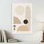 Calm Japanese Shapes Contemporary Wall Art Print 1 Piece Wrapped Canvas Wall Art-776868486