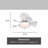Adonis Flush Mount Ceiling Fan with 3-Color LED & Remote-1201838970