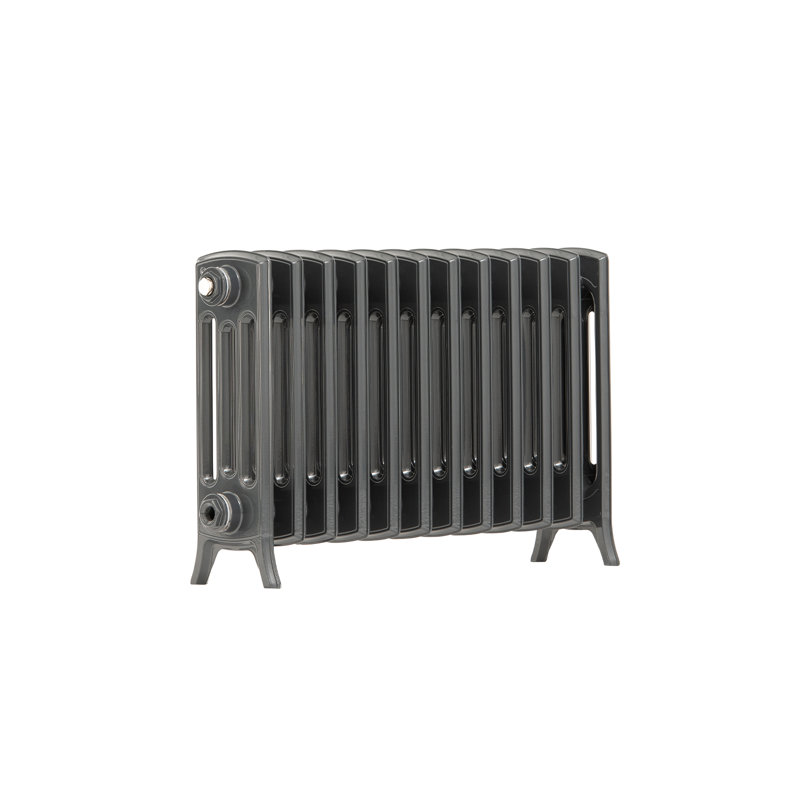 Romelia Horizontal Traditional Colosseum Radiator, Grey, 450cm