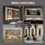 Miroir de salle de bain 55 po x 26 po à DEL, avant et rétroéclairé, à intensité variable, anti-buée et miroir mural-790828056-790828058
