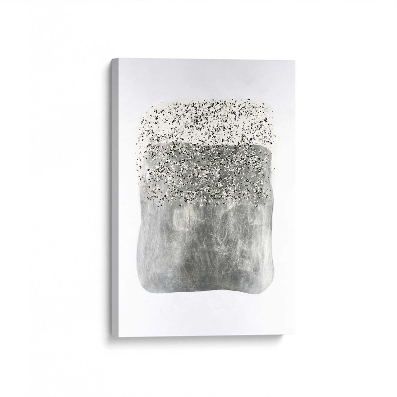 Toile tendue métallique «I», H 12 po x l 8 po